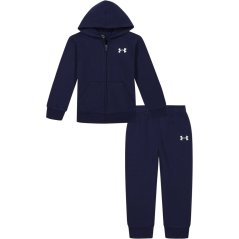 Under Armour Branded Logo Fz Set Infant Boys Navy/White