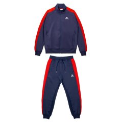 Money Crew Tricot Panel Tracksuit Navy/Red