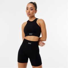 Everlast Seamless High Neck Sports Bra Womens Black