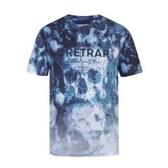 Firetrap Sub pánske tričko Navy Skull