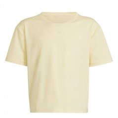 adidas Yoga T-Shirt Junior Girls Yellow/Ecru