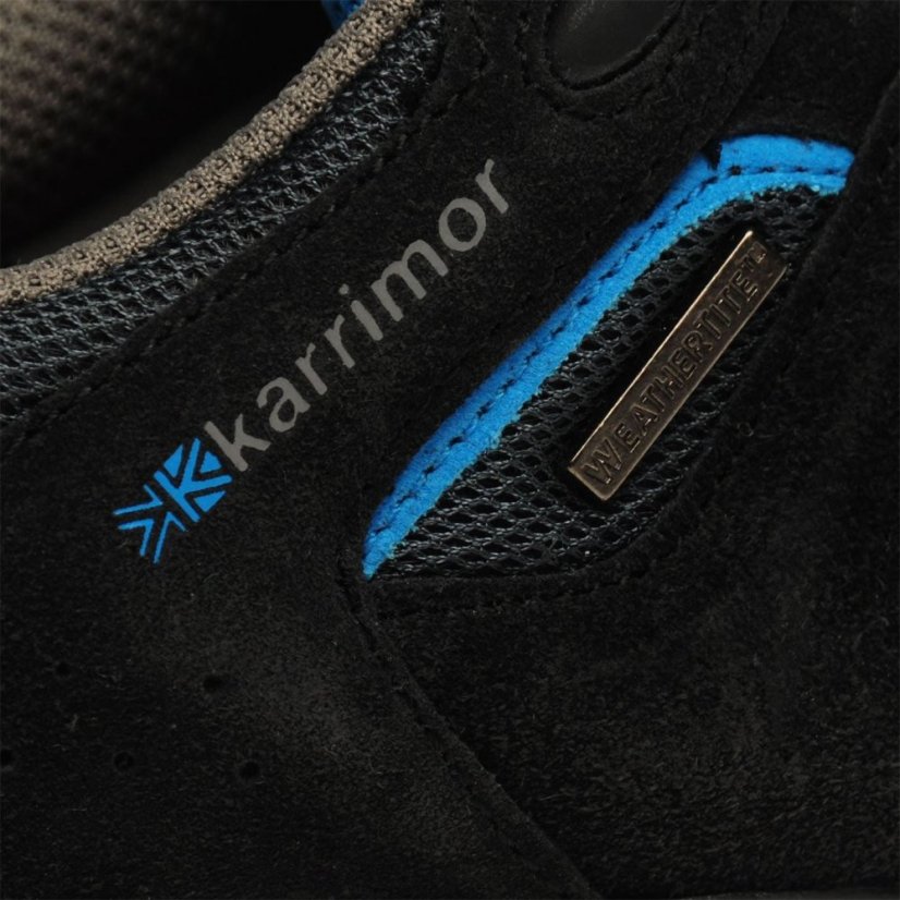 Karrimor Mount Waterproof Walking Shoes Childrens Black/Blue