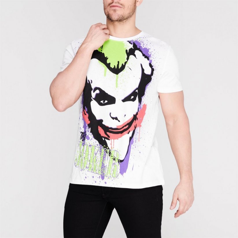 Character Short Sleeve T-Shirt Mens Joker velikost L