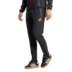 adidas Liverpool Vis Tracksuit Bottoms 2025 2026 Adults Black/Red