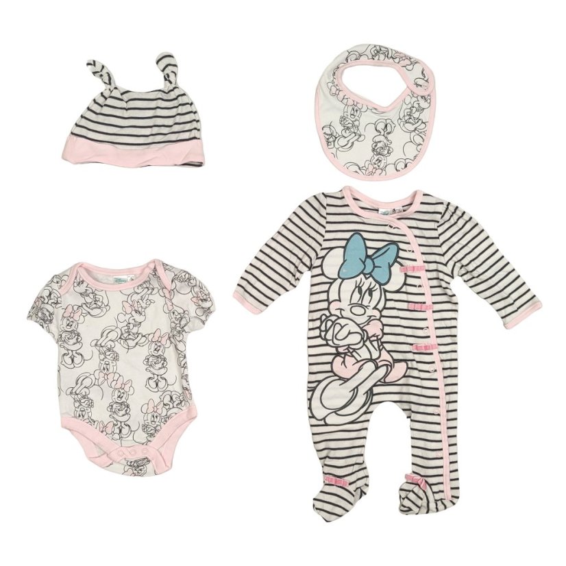Disney 4 Piece Romper Set Babies Minnie Mouse
