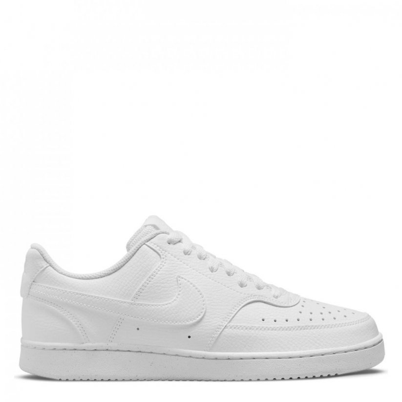 Nike Court Vision Low Next Nature Trainers White/White