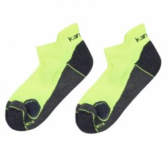 Karrimor 2 Pack Running Socks Mens Fluo Yellow