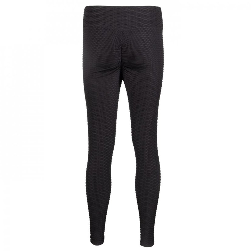 Miso Honeycomb Leggings Womens Black