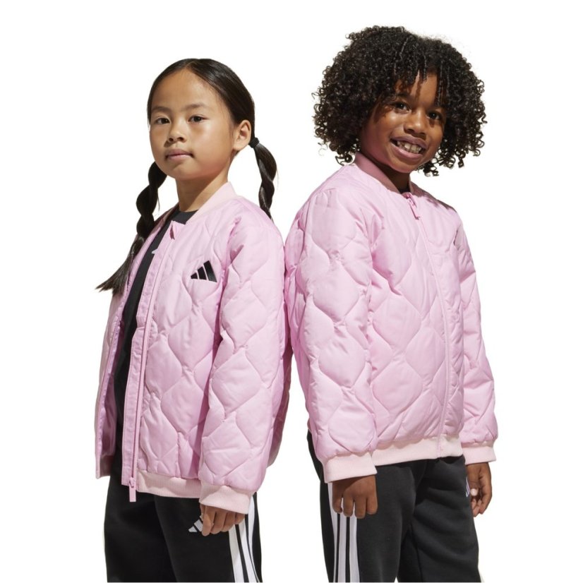 adidas Light Padded Jacket Infants True Pink/Black