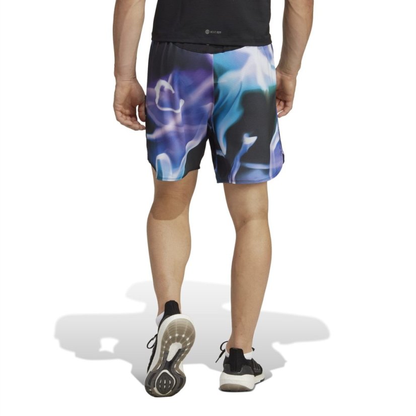 adidas Designed for Training HEAT.RDY HIIT Allover Print Training Shorts Viole/Blu/Blac