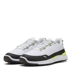 Puma Ignite Elevate X Spikeless Golf Shoes Mens Wht/Blk/Ylw