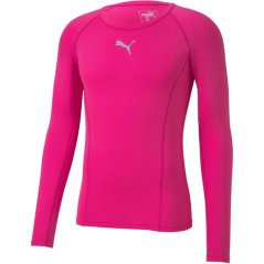 Puma Puma Liga Baselayer Tee Ls pánské tričko Fluo Pink
