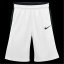 Nike Unisex Kids' Basketball Shorts White/Black