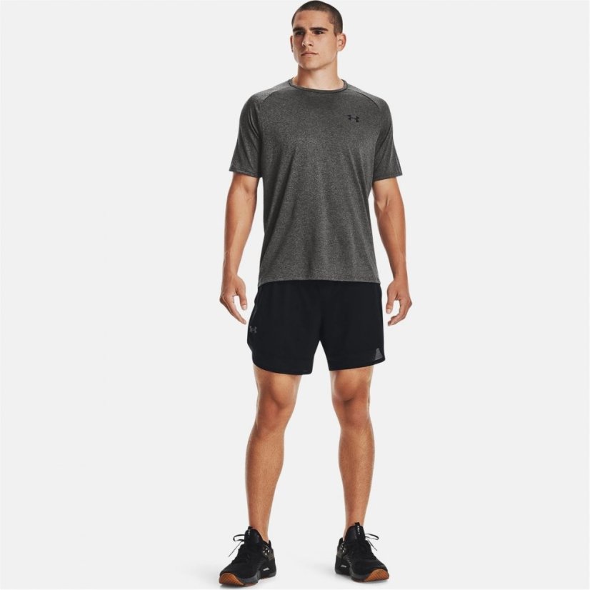 Under Armour Tech Training T Shirt Mens Carbon Heather