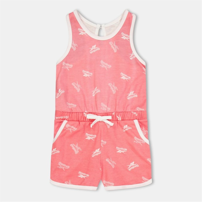 Reebok Kids' Lockup Playsuit Strawberry