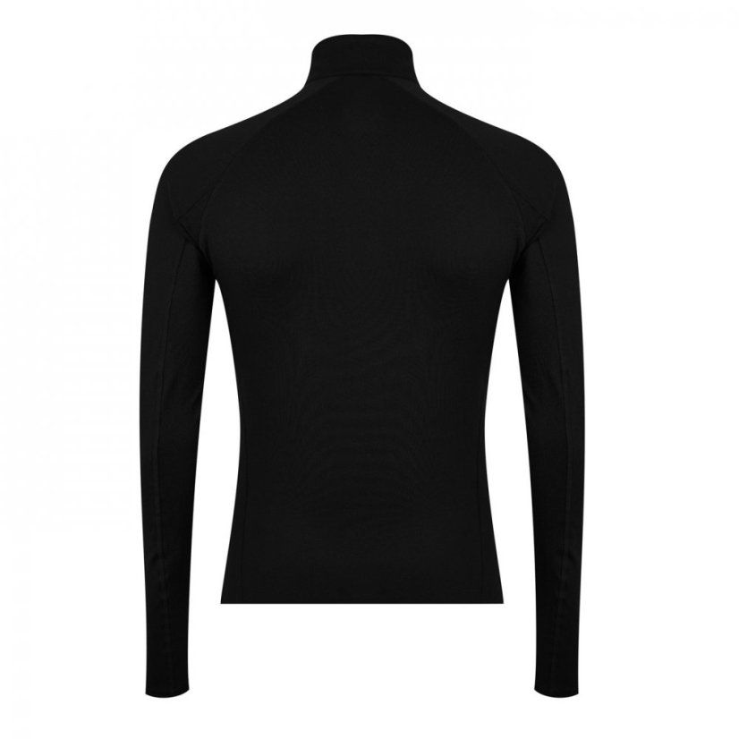 Reebok Running Quarter-Zip Long-Sleeve Top Mens Tracksuit Black