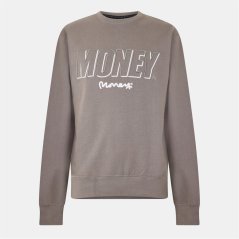 Money Block Out Crew Steel Grey