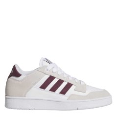 adidas Adults' Rapid Court Low Trainers Ftwr White/Maro