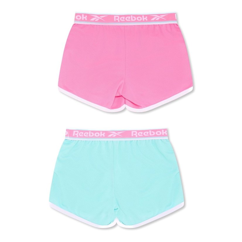 Reebok Kids' Jersey Jogger Shorts Aruba Blue