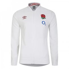 Umbro England Rugby Anthem Jacket 2023 2024 Adults White/Dew
