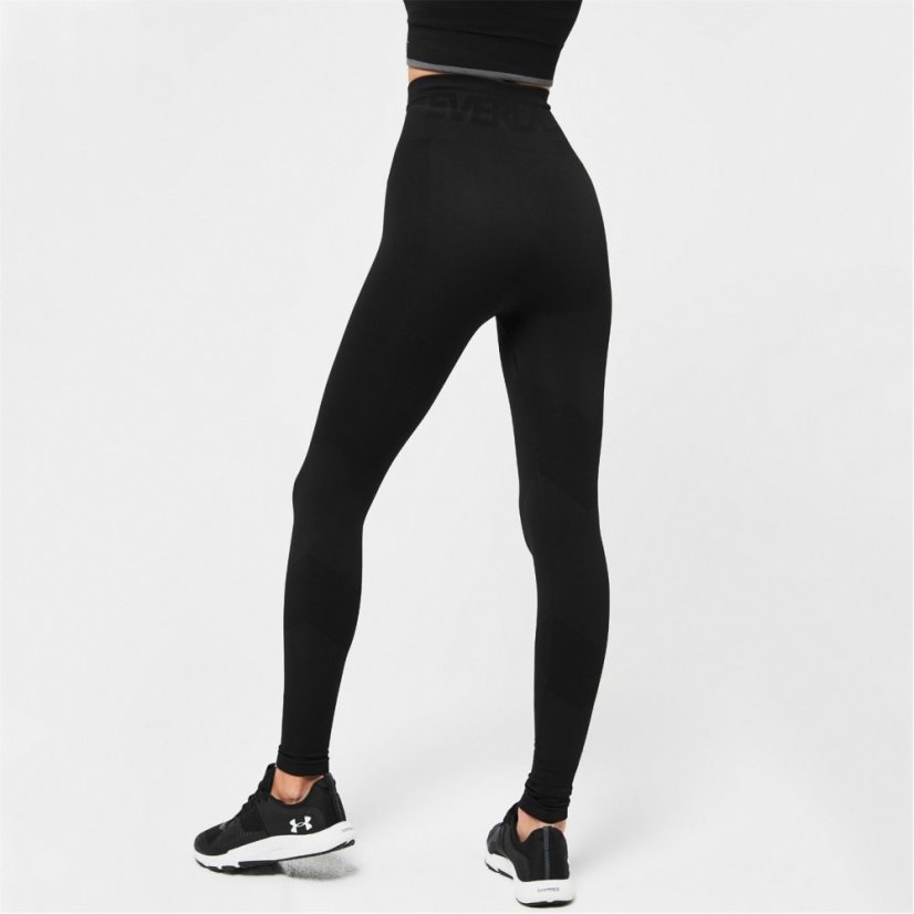 Everlast Super High Waisted Racer Leggings Black