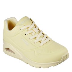Skechers Women's Low Top Classic Trainers Yellow