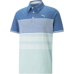 Puma Grind Polo Mens Blue/Aqua