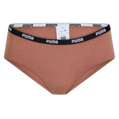 Puma 2 Pack Hipster Briefs Womens Mocca Mouse