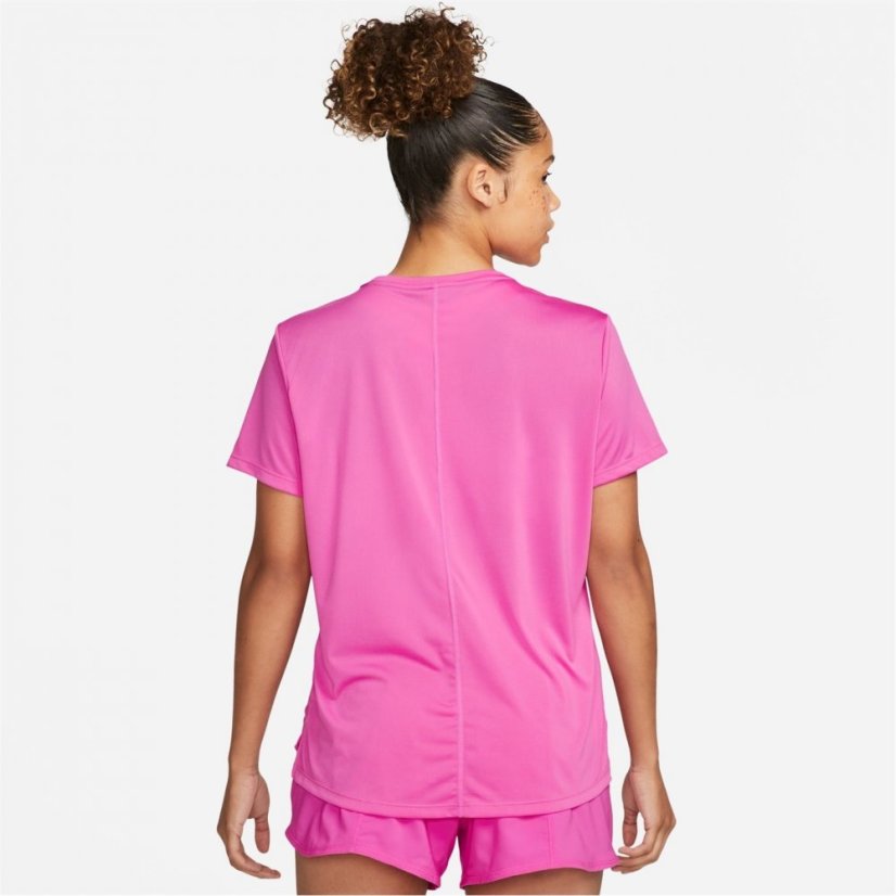 Nike One Dri-FIT Swoosh Women's Short-Sleeved Top Active Fucshia