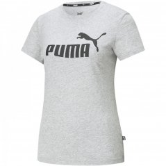Puma Logo 2 color Tee LT Heather