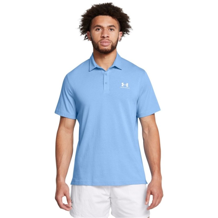 Under Armour Men's Icon Short-Sleeve Performance Polo Shirt Blue