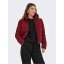 Only Dolly Short Puffer Jacket wine