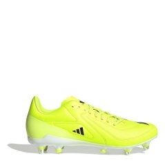 adidas RS-15 Adults Soft Ground Rugby Boots Yellow/Black