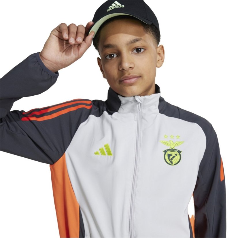 adidas Slb Pre Jkt Y Tracksuit Top Unisex Kids Lgh Solid Grey