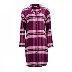 Cyberjammies Eve Super Cosy Check Nightshirt Pink Check