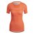 adidas Drynamo Short Sleeve Light Training Top Womens Semi Im Ornge