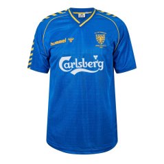 Team Hummel Wimbledon Home Shirt 1998/89 Blue/Yellow