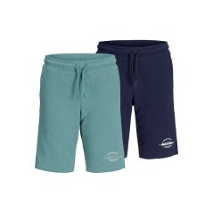 Jack and Jones Kids' Fleece Jogger Shorts Navy/Mineral