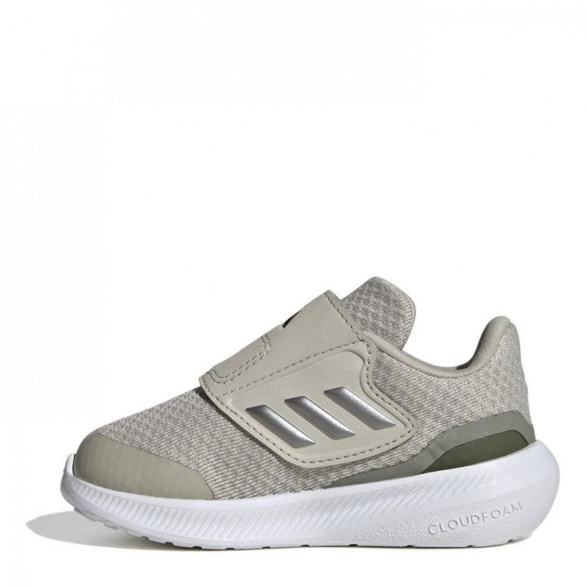 adidas Falcon 3 Infant Running Shoes Grey/White