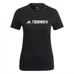 adidas Terrex Classic Logo dámske tričko Black/White