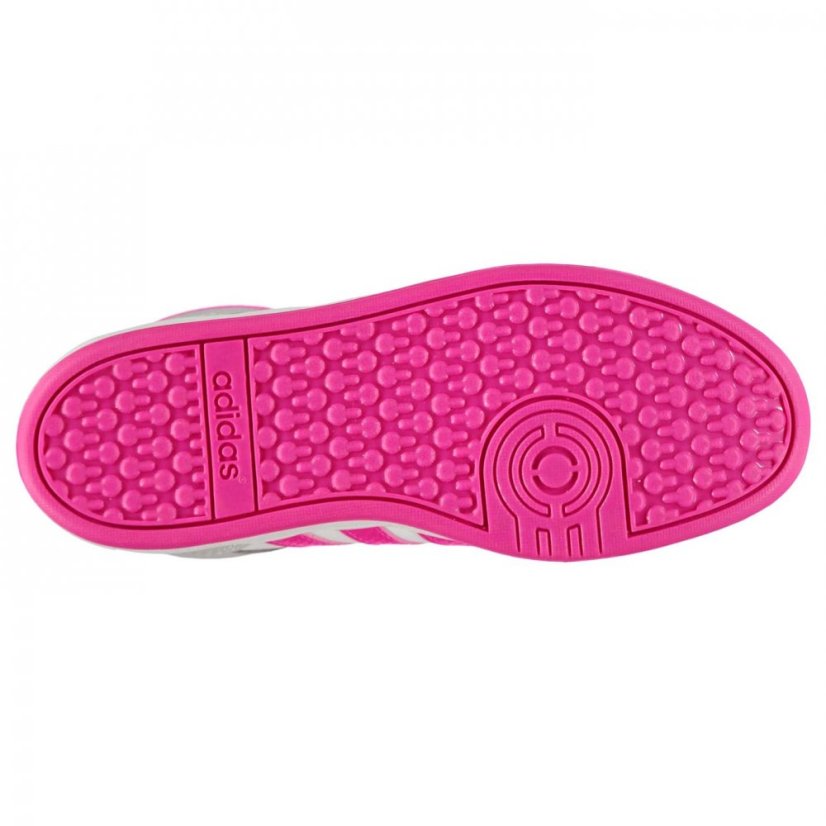 adidas Hoops Junior Girls Mid Top Trainers vel. 4