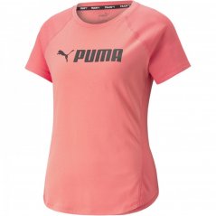 Puma Fit Logo dámske tričko Black/White
