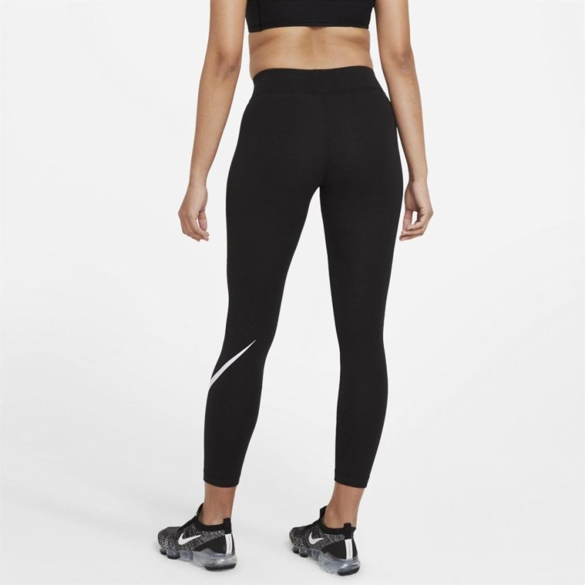 Nike Sportswear Essential Women's Mid-Rise Swoosh Leggings Black