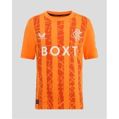 Castore Rangers Goalkeeper Home Shirt 2024 2025 Juniors Orange