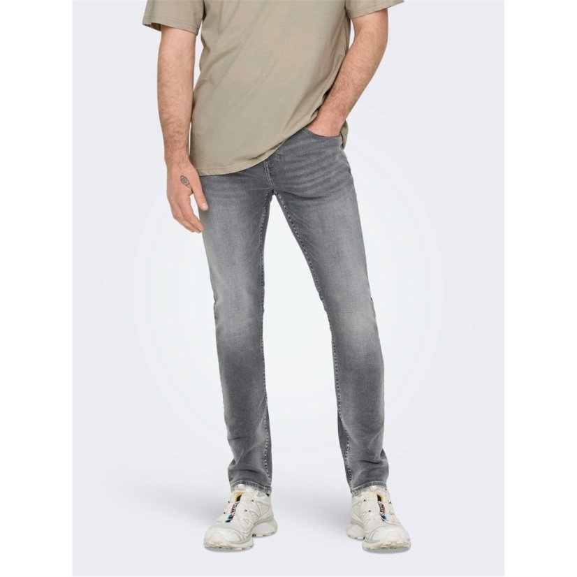 Only Men's Slim Fit Jeans MGrey Denim
