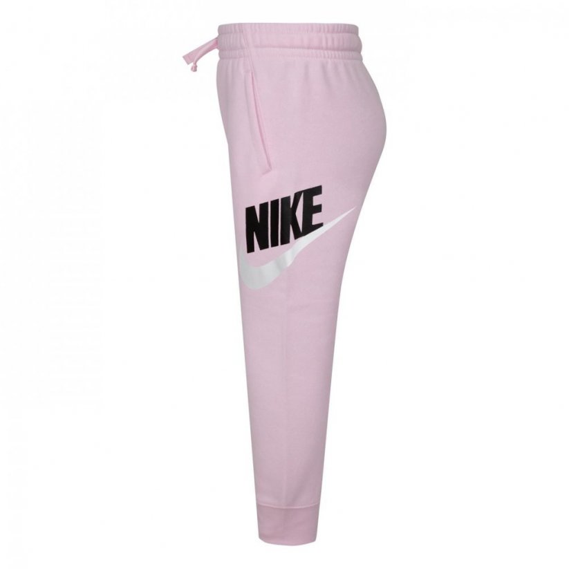 Nike Girls Fleece Joggers Pink Foam