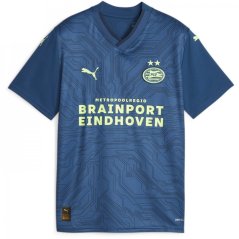 Puma PSV Eindhoven Third Shirt 2023 2024 Juniors Blue/Yellow