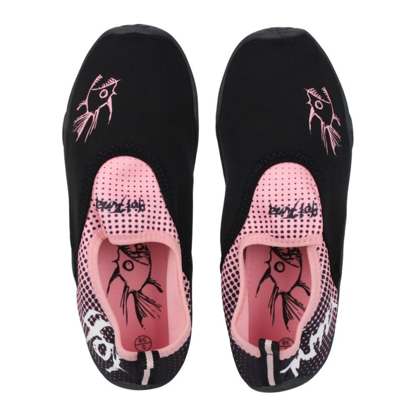 Hot Tuna Aqua Water Shoes Junior Black/Pink Fade