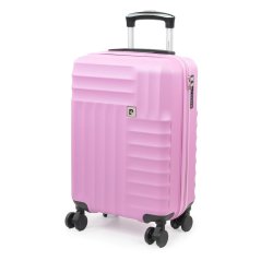 Pierre Cardin Soleil Hard Shell Cabin Suitcase Small Luggage Fondant Pink