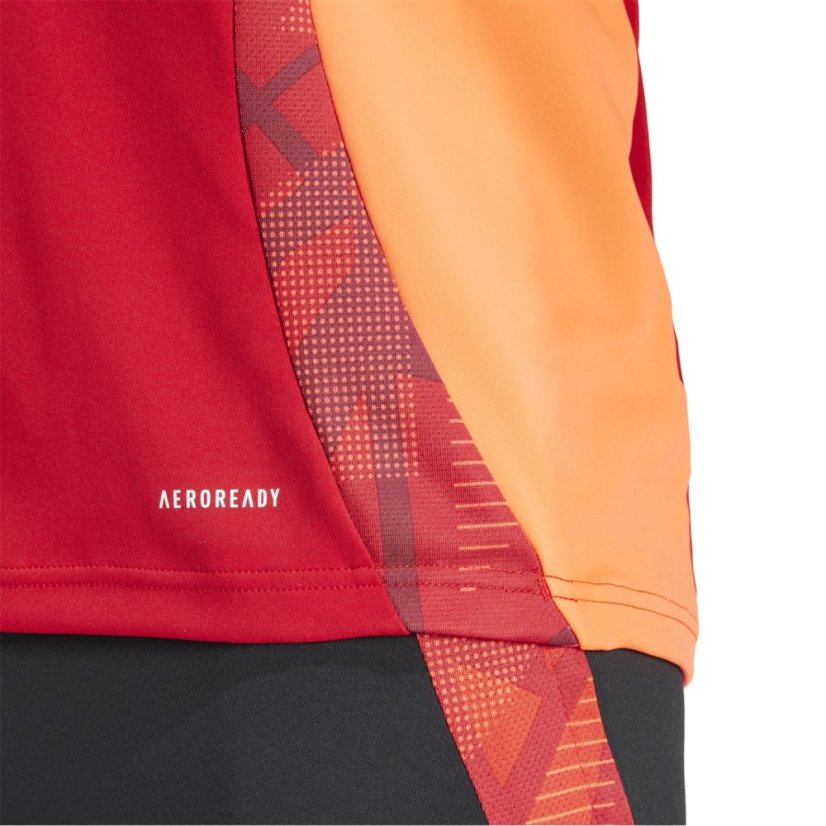 adidas Men's Tiro24 C Quarter Zip Fleece Power Red